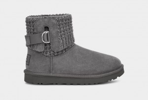 Ugg W Classic Solene Mini Stövlar Dam Grå | Sverige-37126