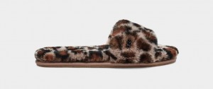 Ugg W Fluff Badtofflor II Leopard Tofflor Dam Leopard | Sverige-26730