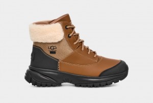 Ugg Yose Fluff Stövlar Dam Bruna | Sverige-03782