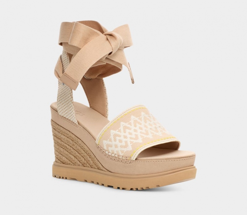 Ugg Abbot Ankle Wrap Sandaler Dam Bruna | Sverige-61209