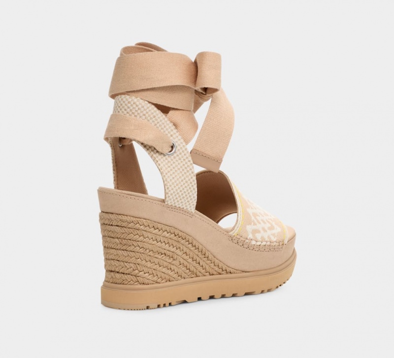 Ugg Abbot Ankle Wrap Sandaler Dam Bruna | Sverige-61209