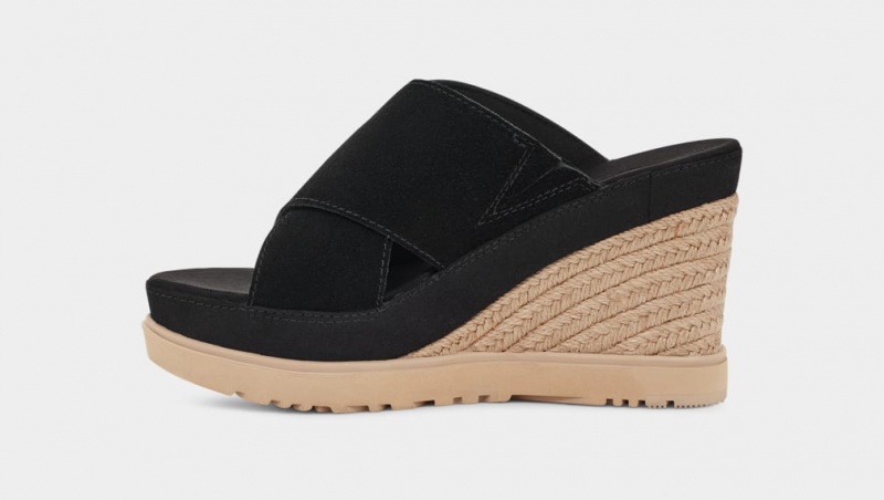 Ugg Abbot Badtofflor Sandaler Dam Svarta | Sverige-48560