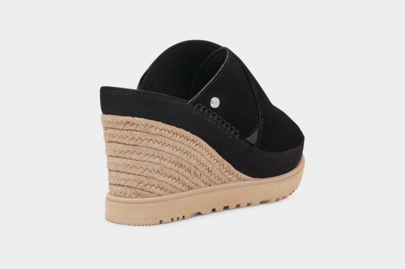 Ugg Abbot Badtofflor Sandaler Dam Svarta | Sverige-48560