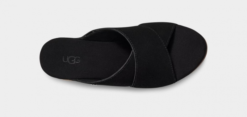 Ugg Abbot Badtofflor Sandaler Dam Svarta | Sverige-48560