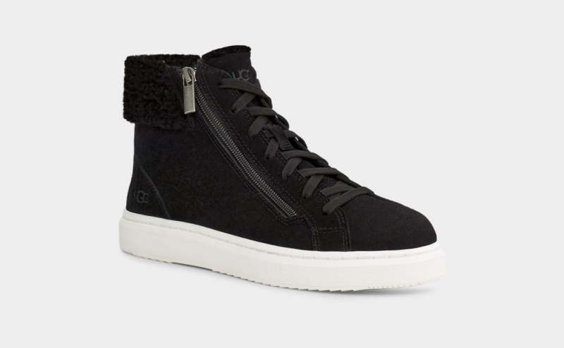 Ugg Alameda Mid Zip Sneakers Dam Svarta | Sverige-89132