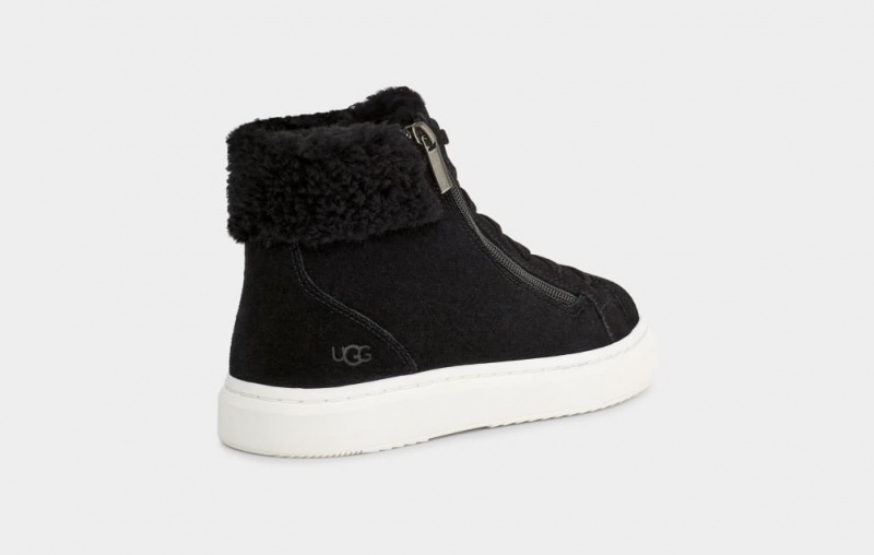 Ugg Alameda Mid Zip Sneakers Dam Svarta | Sverige-89132