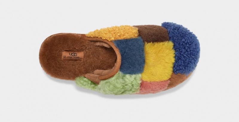 Ugg All Gender UGG The Elder Statesman Patchwork Badtofflor Tofflor Dam Olika Färger | Sverige-12508