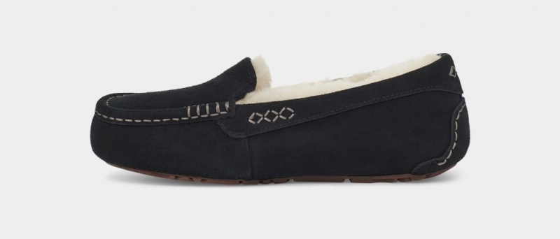 Ugg Ansley Mockasiner Dam Svarta | Sverige-09813