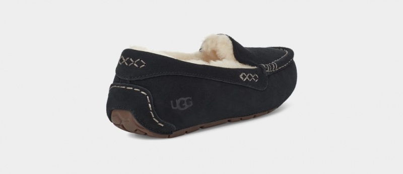 Ugg Ansley Mockasiner Dam Svarta | Sverige-09813