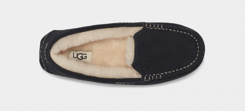 Ugg Ansley Mockasiner Dam Svarta | Sverige-09813