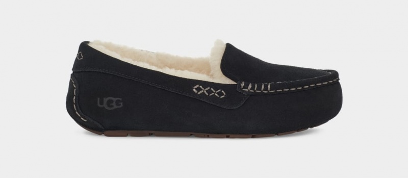 Ugg Ansley Mockasiner Dam Svarta | Sverige-09813