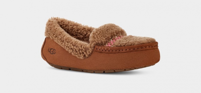 Ugg Ansley UGGbraid Mockasiner Dam Bruna | Sverige-02763