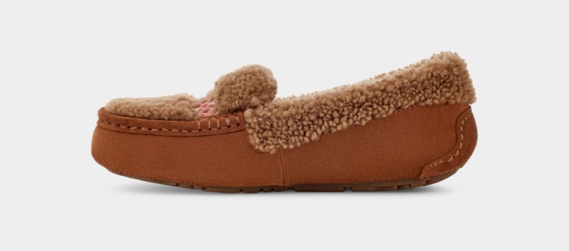 Ugg Ansley UGGbraid Mockasiner Dam Bruna | Sverige-02763