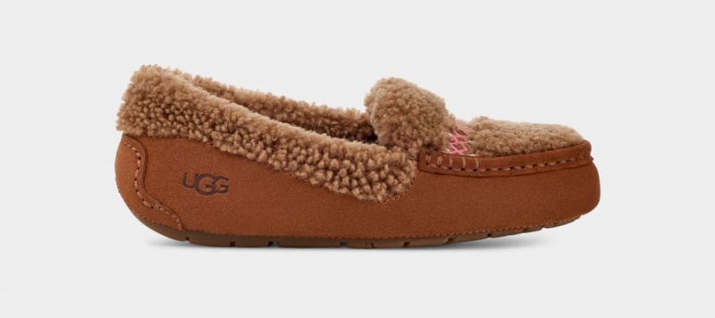 Ugg Ansley UGGbraid Mockasiner Dam Bruna | Sverige-02763