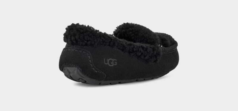 Ugg Ansley UGGbraid Mockasiner Dam Svarta | Sverige-71628