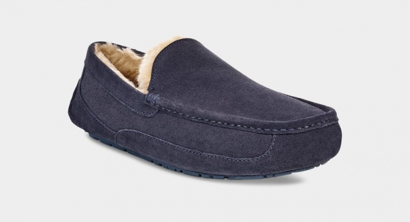 Ugg Ascot Mockasiner Herr Marinblå | Sverige-46728