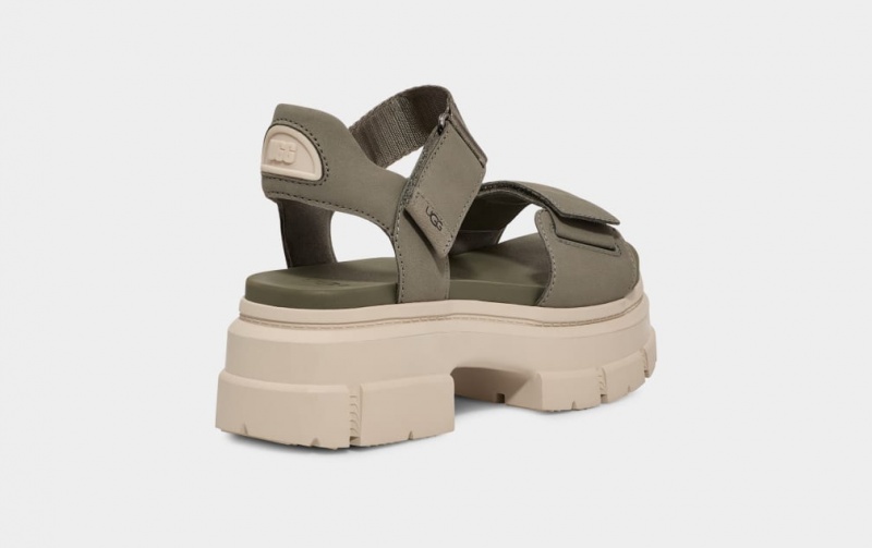 Ugg Ashton Ankle Sandaler Dam Gröna | Sverige-58470