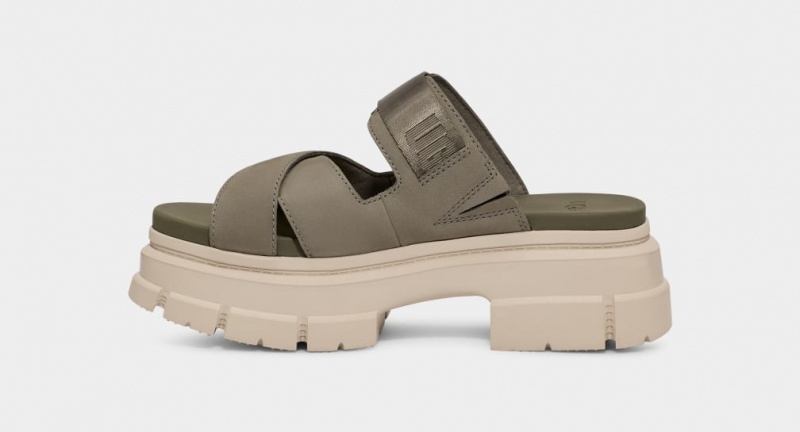 Ugg Ashton Badtofflor Sandaler Dam Gröna | Sverige-16590