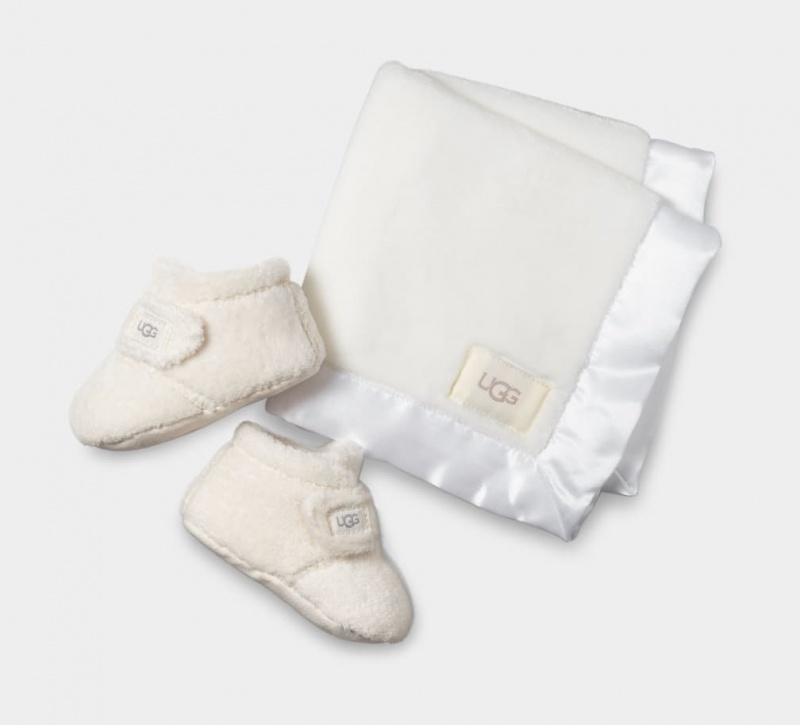 Ugg Baby Bixbee Bootie and Lovey Blanket Stövlar Barn Ljusgula | Sverige-61592