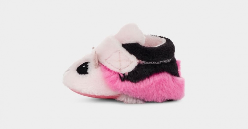 Ugg Baby Bixbee Panda Stuffie Stövlar Barn Rosa Svarta | Sverige-14592