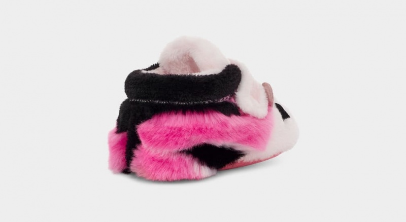 Ugg Baby Bixbee Panda Stuffie Stövlar Barn Rosa Svarta | Sverige-14592