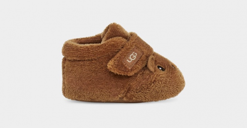 Ugg Baby Bixbee and Lovey Bear Stuffie Set Stövlar Barn Bruna | Sverige-76052