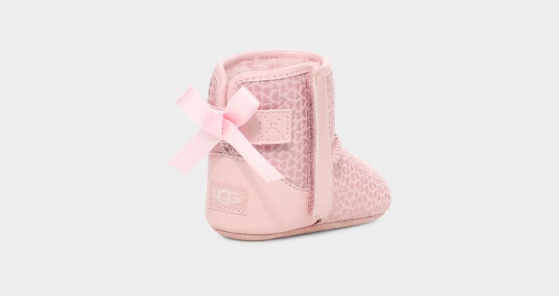 Ugg Baby Jesse Bow II Gel Hearts Stövlar Barn Rosa | Sverige-40196