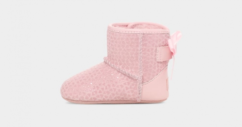 Ugg Baby Jesse Bow II Gel Hearts Stövlar Barn Rosa | Sverige-40196