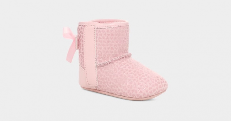 Ugg Baby Jesse Bow II Gel Hearts Stövlar Barn Rosa | Sverige-40196