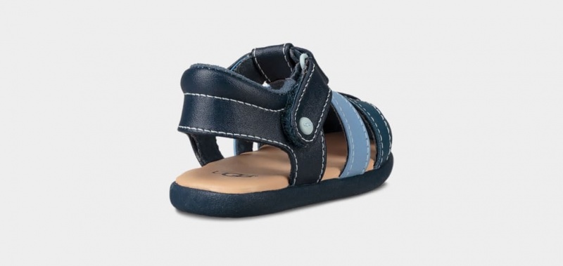 Ugg Baby Kolding Sandaler Barn Marinblå | Sverige-61572