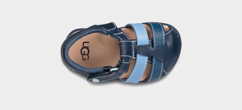 Ugg Baby Kolding Sandaler Barn Marinblå | Sverige-61572