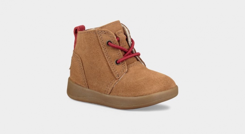 Ugg Baby Kristjan Chukka Stövlar Barn Bruna | Sverige-93057