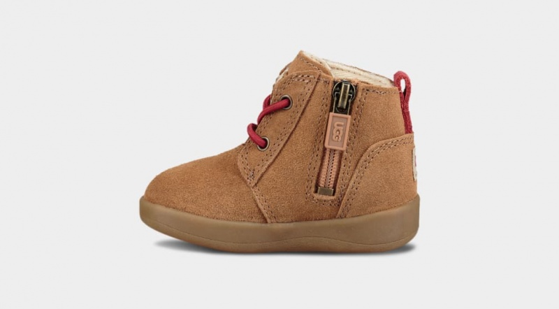 Ugg Baby Kristjan Chukka Stövlar Barn Bruna | Sverige-93057