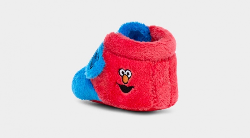 Ugg Baby Ugg X Sesame Friends Bixbee Stövlar Barn Blå Röda | Sverige-49571