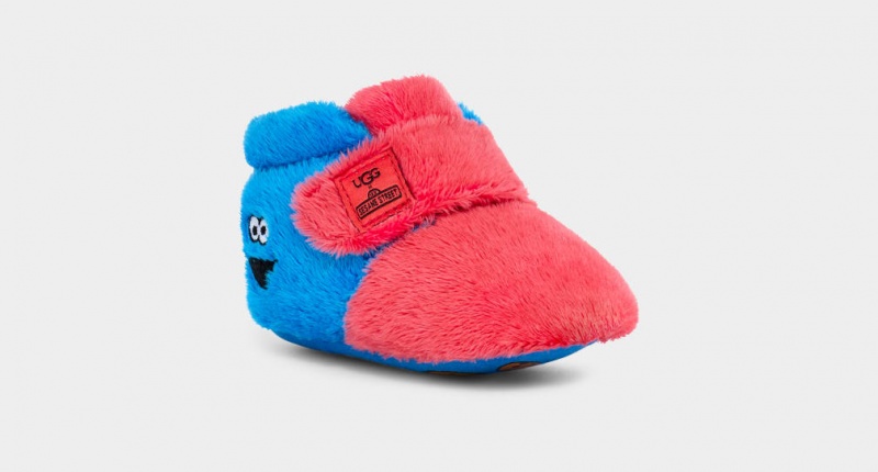 Ugg Baby Ugg X Sesame Friends Bixbee Stövlar Barn Blå Röda | Sverige-49571