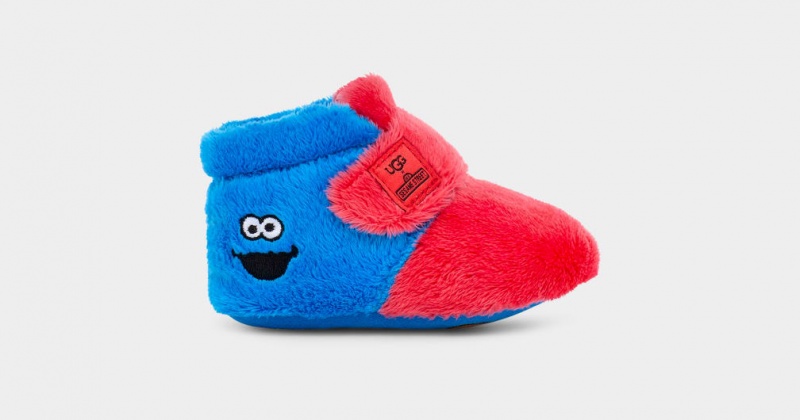 Ugg Baby Ugg X Sesame Friends Bixbee Stövlar Barn Blå Röda | Sverige-49571