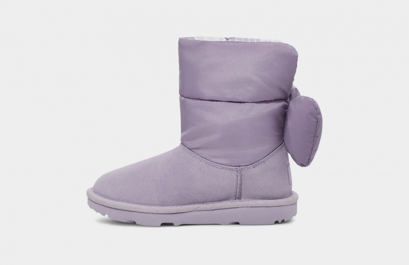 Ugg Bailey Bow Maxi Stövlar Barn Lila | Sverige-70693