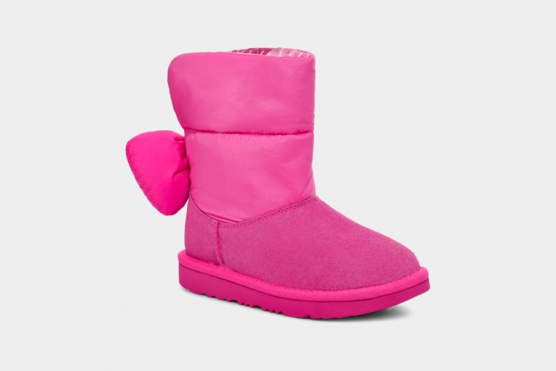 Ugg Bailey Bow Maxi Stövlar Barn Rosa | Sverige-47530