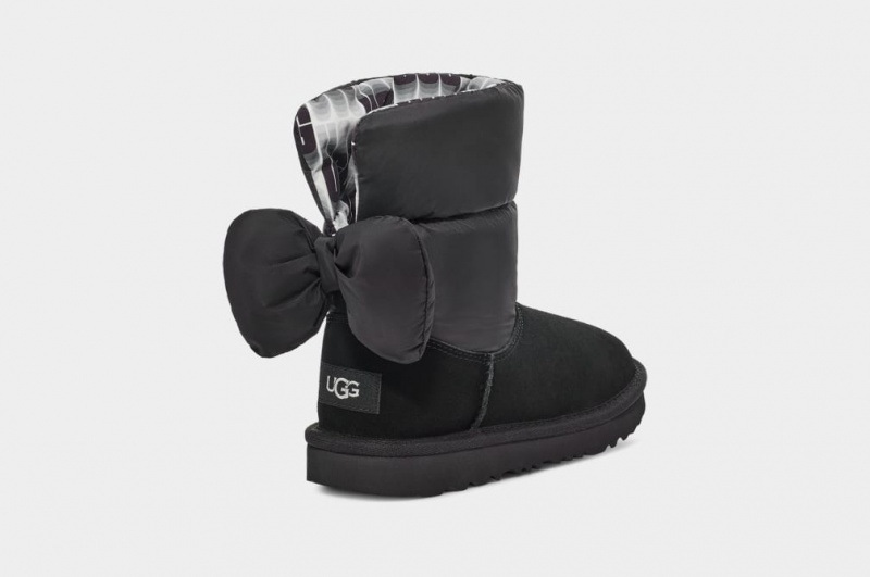 Ugg Bailey Bow Maxi Stövlar Barn Svarta | Sverige-38567