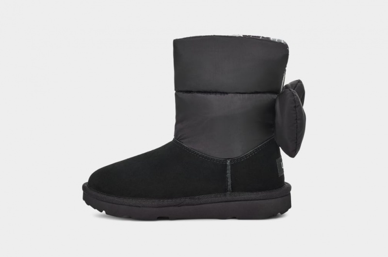 Ugg Bailey Bow Maxi Stövlar Barn Svarta | Sverige-38567