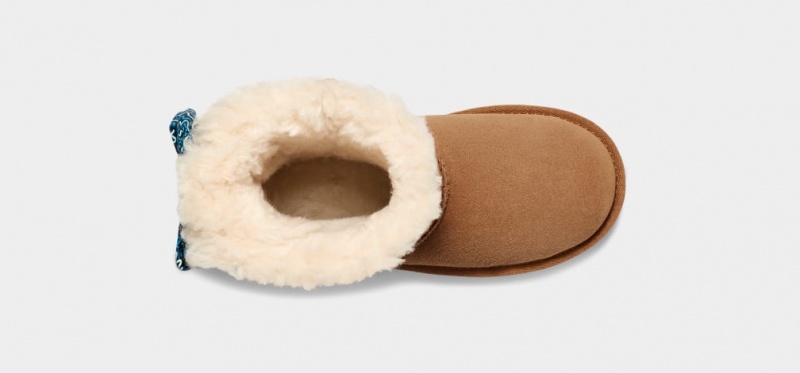 Ugg Bailey Bow Squiggles Stövlar Barn Bruna | Sverige-82347