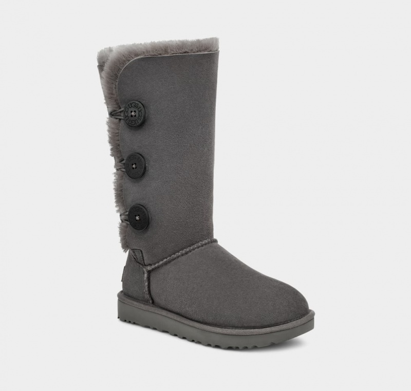 Ugg Bailey Button Triplet II Stövlar Dam Grå | Sverige-01684