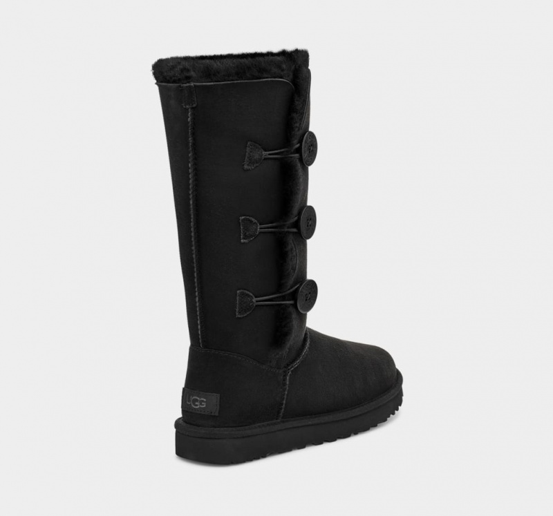 Ugg Bailey Button Triplet II Stövlar Dam Svarta | Sverige-84927