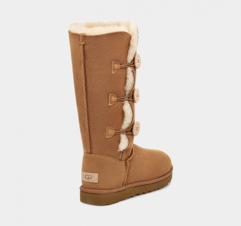 Ugg Bailey Button Triplet II Stövlar Dam Bruna | Sverige-74528