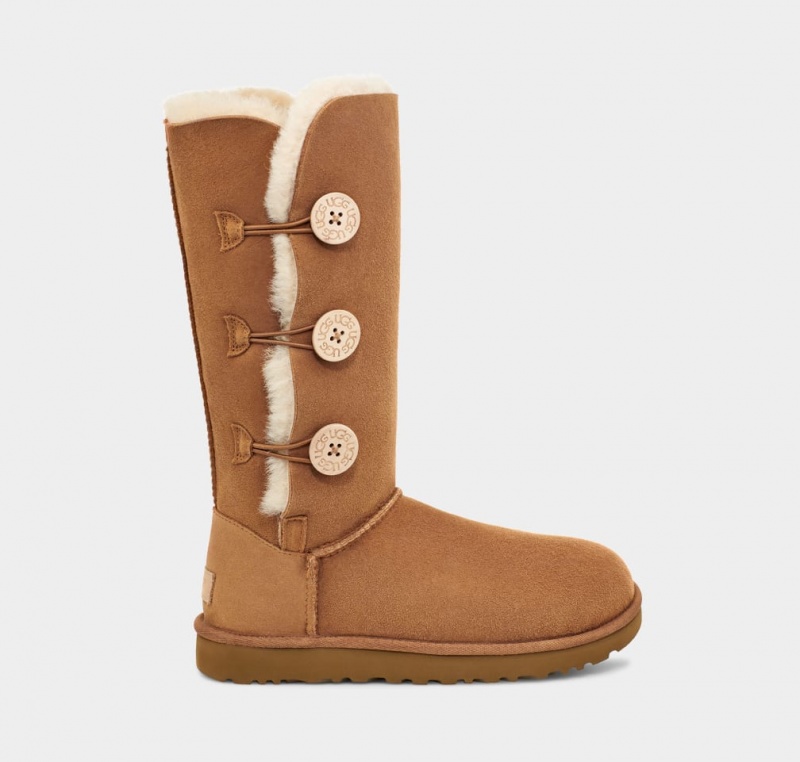 Ugg Bailey Button Triplet II Stövlar Dam Bruna | Sverige-74528