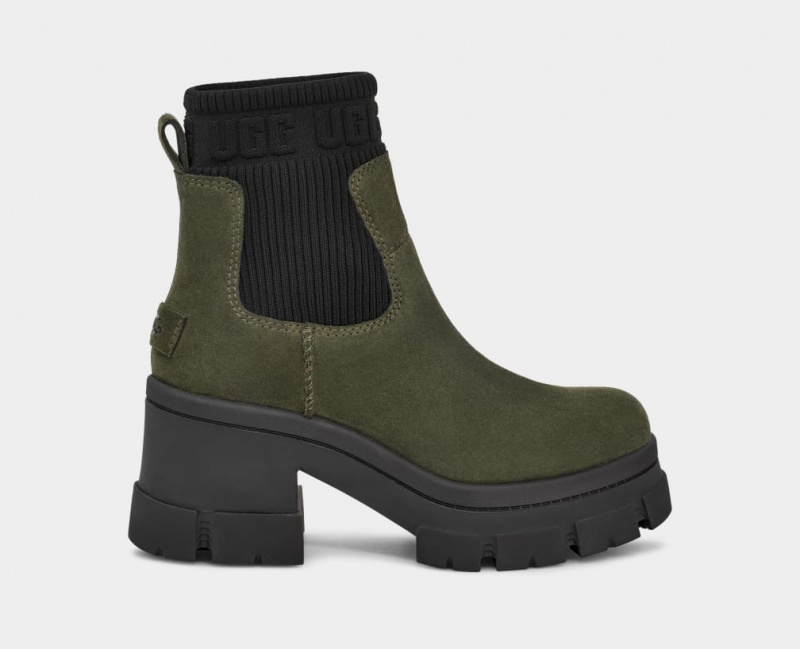 Ugg Brooklyn Chelsea Stövlar Dam Olivgröna | Sverige-06852