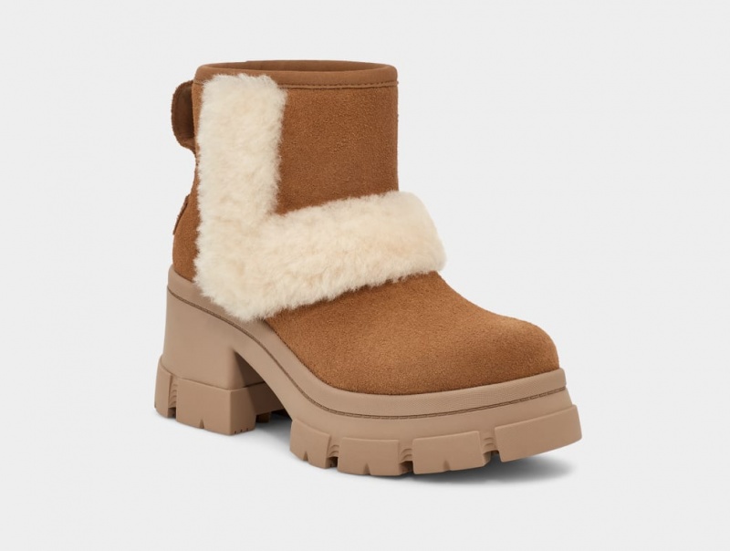 Ugg Brooklyn Sunburst Stövlar Dam Bruna | Sverige-95123