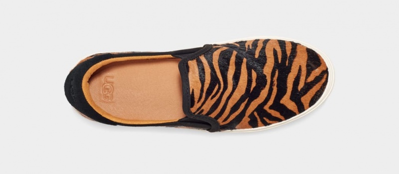 Ugg Cahlvan Tiger Print Sneakers Dam Bruna Svarta | Sverige-38795