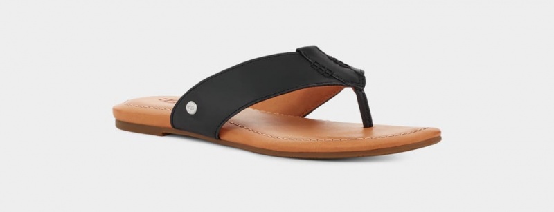 Ugg Carey Flip Flop Sandaler Dam Svarta | Sverige-59168