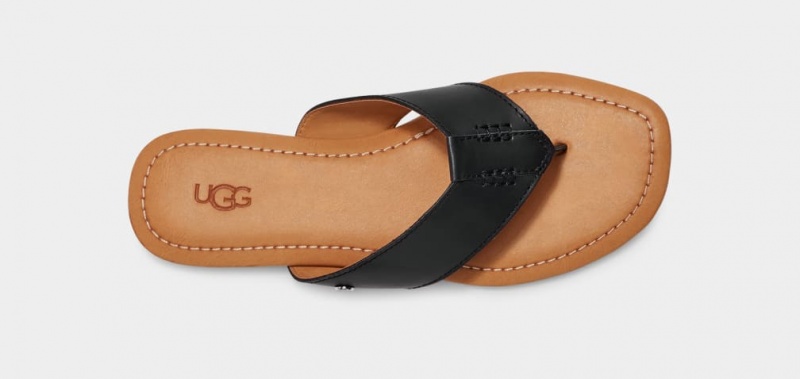 Ugg Carey Flip Flop Sandaler Dam Svarta | Sverige-59168